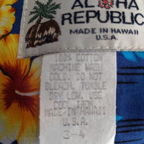 Aloha Republic Sundress Toddler girls 3 - 4 - Picture 8 of 8